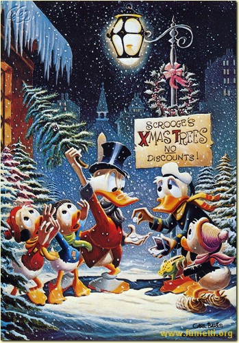 Immagini Disney Natale.Disney Paperi Barks Natale Jpg